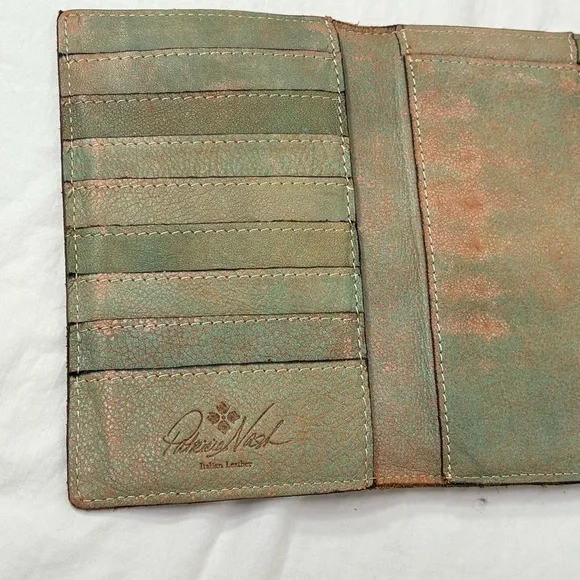 PATRICIA NASH Colli Studded Distressed Wallet